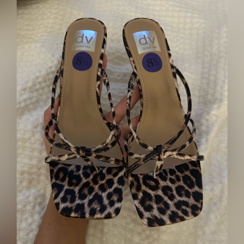 Dolce Vita Leopard Print Heels